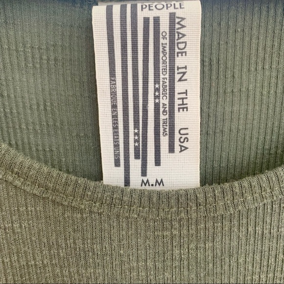 3/$25 FREE PEOPLE Ribbed Tank - Medium - Picture 2 of 3